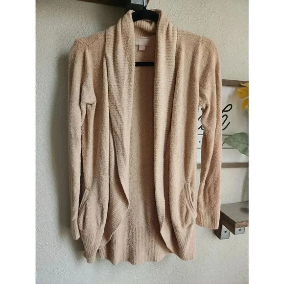 Barefoot Dreams Cardigan Tan Womens Size XS/S. - Picture 1 of 5